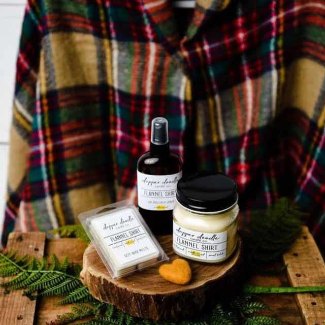 Flannel Shirt 8oz Candle