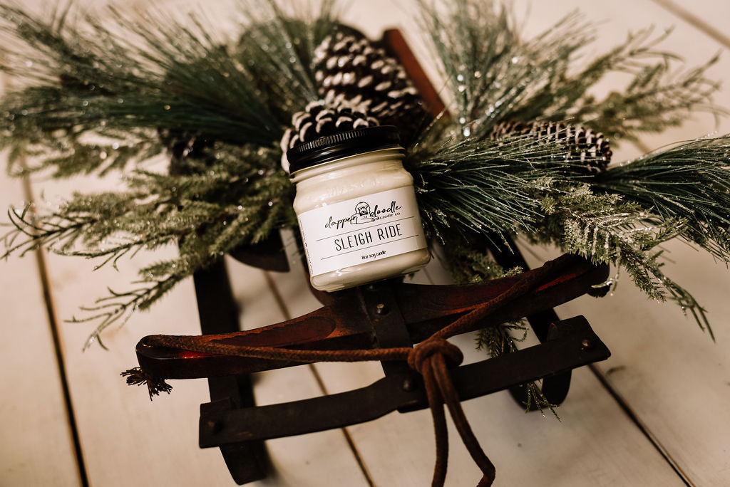 Sleigh Ride 8oz Soy Candle