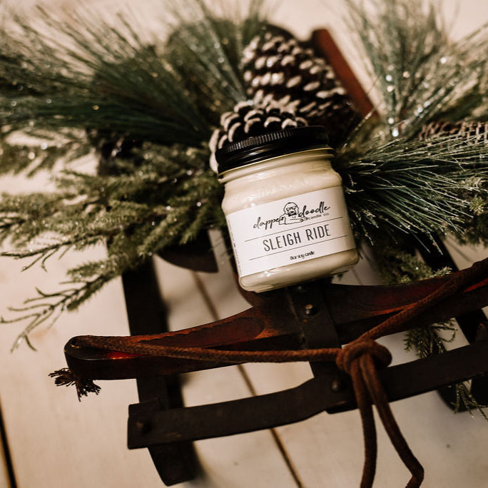 Sleigh Ride 8oz Soy Candle