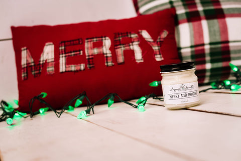 Merry and Bright 8oz Soy Candle