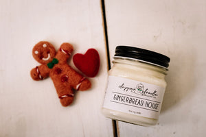 Gingerbread House 8oz Soy Candle