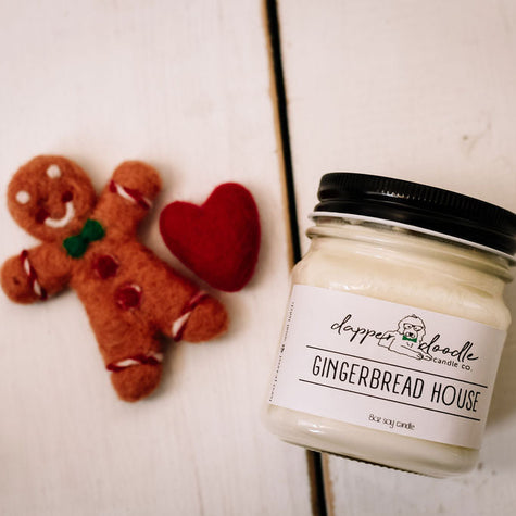 Gingerbread House 8oz Soy Candle