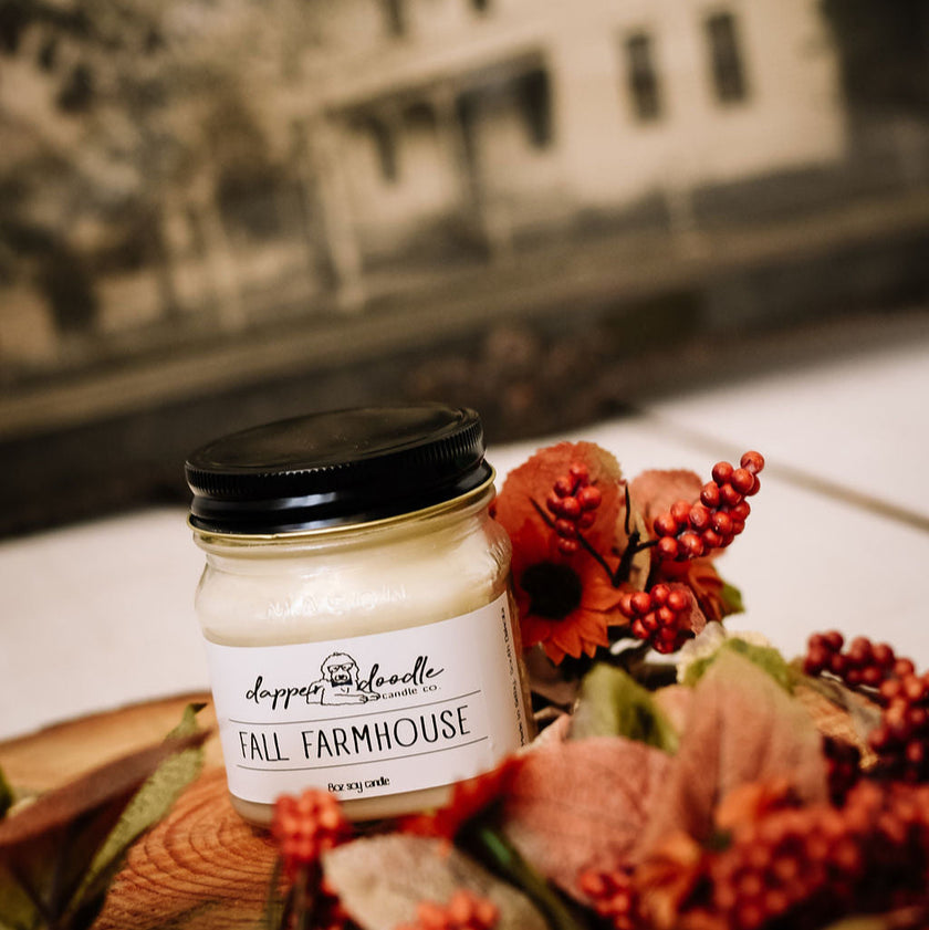 Fall Farmhouse 8oz Candle
