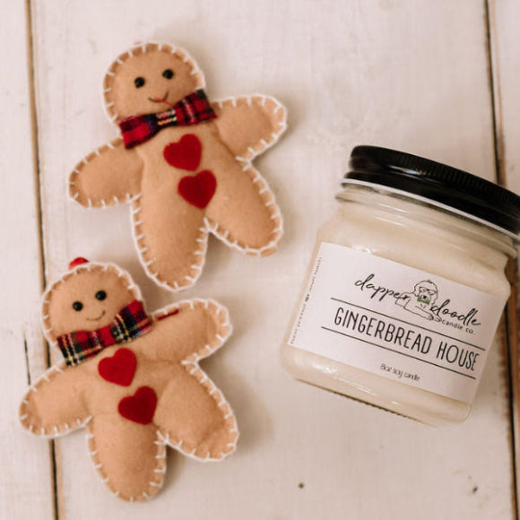 Gingerbread House 8oz Soy Candle